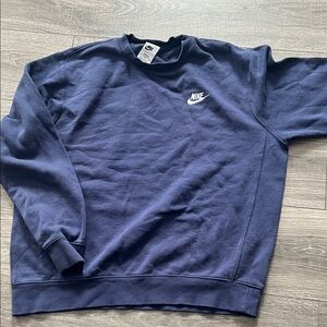 Nike Men's Navy Crewneck Sweater